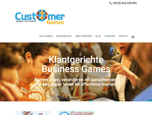 Tablet Screenshot of customergames.nl